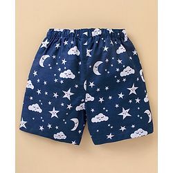 Babyhug Cotton Woven Star Printed Boxers Pack Of 3 - Multicolour