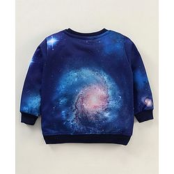 Babyhug Knit Full Sleeves Sweatshirt Navy (Print May Vary)