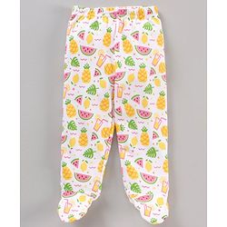 Babyhug Bootie Leggings Multiprint Pack of 3 - Multicolor