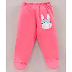 Babyhug Knit Bootie Leggings Multi Print Pack Of 3 - Multicolor