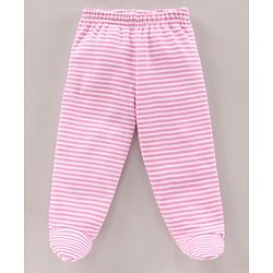 Babyhug Knit Bootie Leggings Multi Print Pack Of 3 - Multicolor