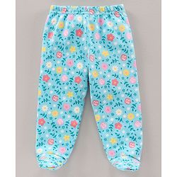 Babyhug Knit Bootie Leggings Multi Print Pack Of 3 - Multicolor