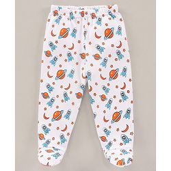 Babyhug Bootie Leggings Multiprint Pack of 3 - Multicolor