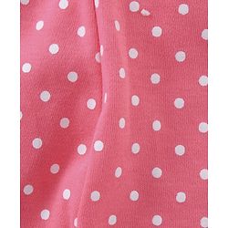 Babyhug Full Length Cotton Bootie Leggings Floral & Dot Print Pack Of 3- Multicolor