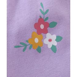 Babyhug Full Length Cotton Bootie Leggings Floral & Dot Print Pack Of 3- Multicolor