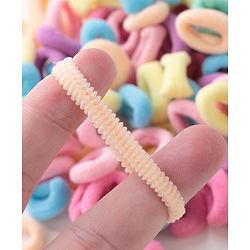 Babyhug Free Size Rubber Bands & Clips Set - Multicolor