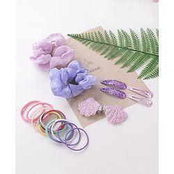Babyhug Free Size Hair Accessories Combo Set - Multicolor