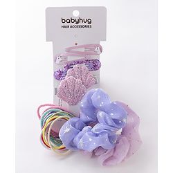 Babyhug Free Size Hair Accessories Combo Set - Multicolor