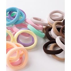 Babyhug Free Size Rubber Bands Sets of 2 - Multicolor