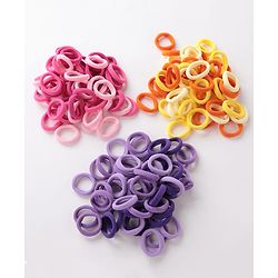 Babyhug Free Size Rubber Bands Sets of 3 - Multicolor
