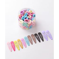 Babyhug Free Size Hair Clips & Bands Set - Multicolor
