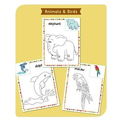 Babyhug My First Copy Colouring Books Pack of 6 - English
