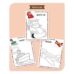 Babyhug My First Copy Colouring Books Pack of 6 - English
