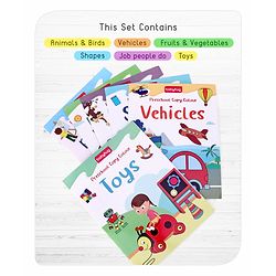Babyhug My First Copy Colouring Books Pack of 6 - English