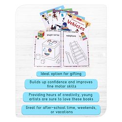 Babyhug My First Copy Colouring Books Pack of 6 - English