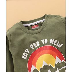 Babyhug Full Sleeves T-Shirt Multi Print Pack of 3 - Multicolor