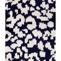 Babyhug Full Sleeves Abstract Design Sweater - Navy