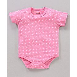 Babyhug 100% Cotton Half Sleeves Onesie Multi Print Pack of 3 - Multicolour