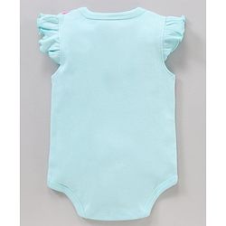 Babyhug 100% Cotton Frill Sleeves Onesie Multi Print Pack of 3 - Multicolour