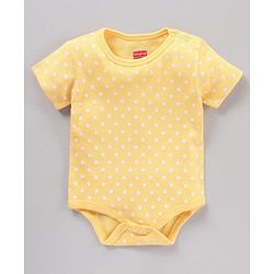 Babyhug 100% Cotton Half Sleeve Onesies Airplane Print Pack of 3 - Multicolor