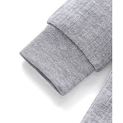 Babyhug Full Sleeves Thermal Inner Wear Solid Colour - Grey