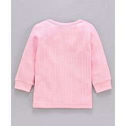 Babyhug Full Sleeves Thermal Vest - Pink