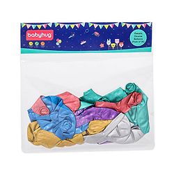 Babyhug Metallic Chrome Balloons - Pack of 30