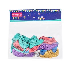 Babyhug Metallic Chrome Balloons - Pack of 30