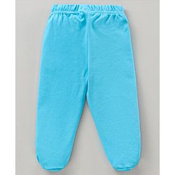 Babyhug 100% Cotton Bootie Leggings Striped Pack of 3 - Blue