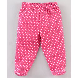 Babyhug Footed Stripes & Printed Bootie Leggings Pack of 3 - Multicolor