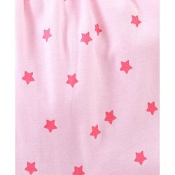 Babyhug Full Length Diaper Leggings Star & Kitty Print Pack of 3  - Yellow Light & Dark Pink