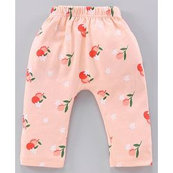 Babyhug Full Length Striped Diaper Pants Multiprint Pack of 3 - Multicolor