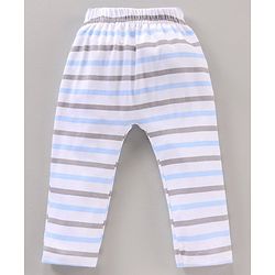 Babyhug Diaper Leggings Striped & Soccer Ball Print Pack Of 3 - Multicolor