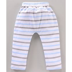 Babyhug Diaper Leggings Striped & Soccer Ball Print Pack Of 3 - Multicolor