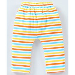 Babyhug Diaper Leggings Dino Print Pack of 3 - Sky Blue Multicolour