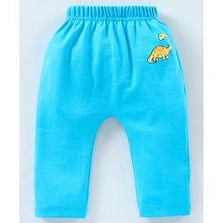 Babyhug Diaper Leggings Dino Print Pack of 3 - Sky Blue Multicolour