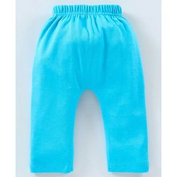 Babyhug Diaper Leggings Dino Print Pack of 3 - Sky Blue Multicolour