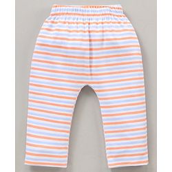 Babyhug Cotton Full Length Diaper Pants Pack of 3 - Multicolour