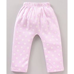 Babyhug Full Length Diaper Leggings Dino & Floral Print Pack of 3 - Multicolor