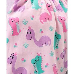 Babyhug Full Length Diaper Leggings Dino & Floral Print Pack of 3 - Multicolor
