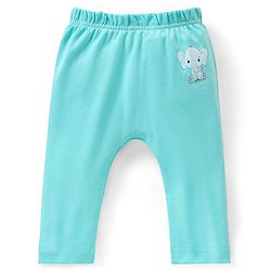 Babyhug Cotton Full Length Striped & Stars Printed Diaper Pants Pack of 3 - Red Blue & Grey
