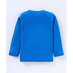 Babyhug Cotton Jersey Knit Full Sleeves T-Shirt Panda Printed Pack of 3 - Blue Green Yellow