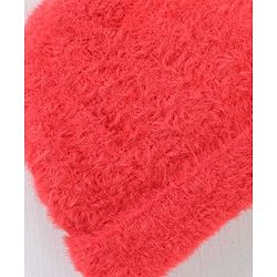 Babyhug Woollen Cap Red - Diameter 10.5 cm