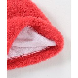 Babyhug Woollen Cap Red - Diameter 10.5 cm