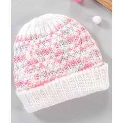 Babyhug Woollen Cap Multicolour - Diameter 10.5 cm
