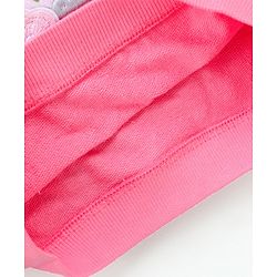 Babyhug Cotton Knit Full Sleeves Sweatshirt With 3d Applique Detailing - Pink