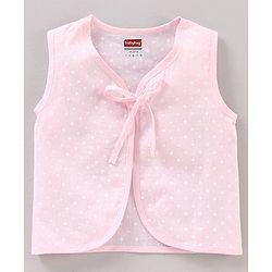 Babyhug 100% Cotton Jhabla Mutiprint Pack of 5 Polka Dots Print - Multicolour