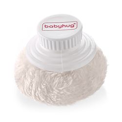 Babyhug Soft Powder Puff With Storage  - White & Pink