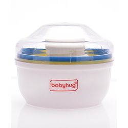Babyhug Soft Powder Puff with Built-In Storage Case  White & Pink | Gentle | Safe | Hygienic | Soft Cotton