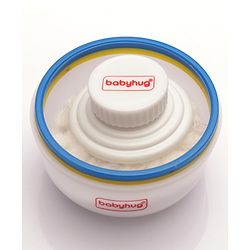 Babyhug Soft Powder Puff with Built-In Storage Case  White & Pink | Gentle | Safe | Hygienic | Soft Cotton